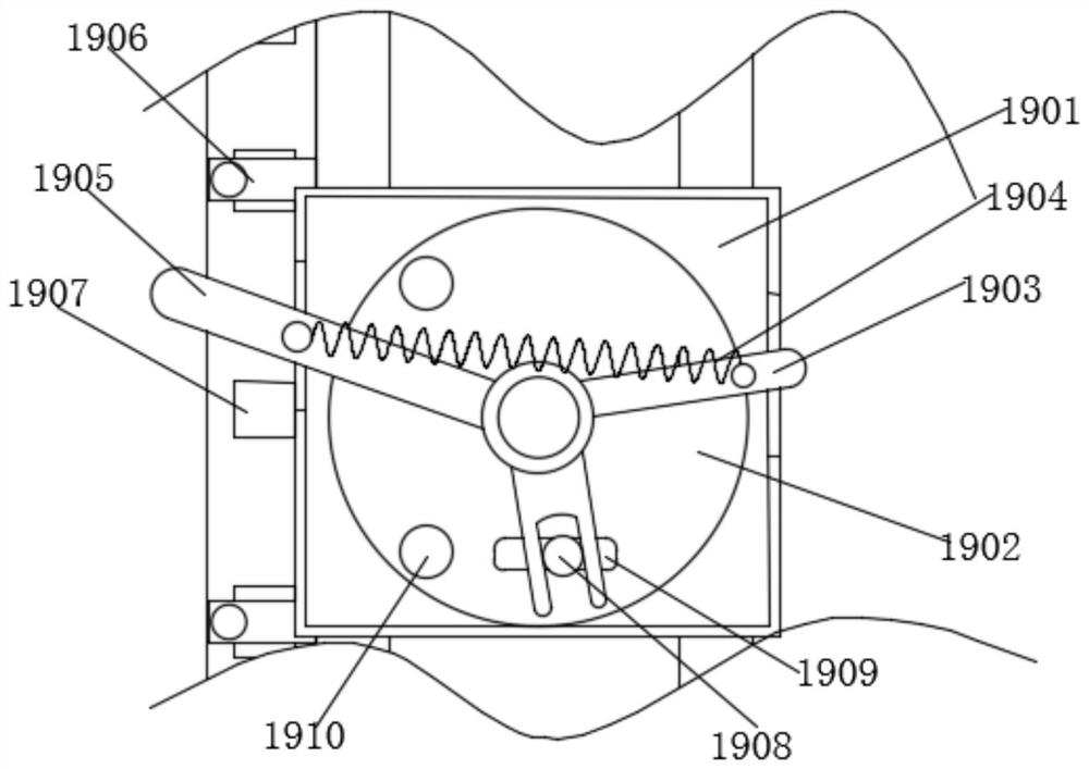 Adhesive tape packaging device for express packaging