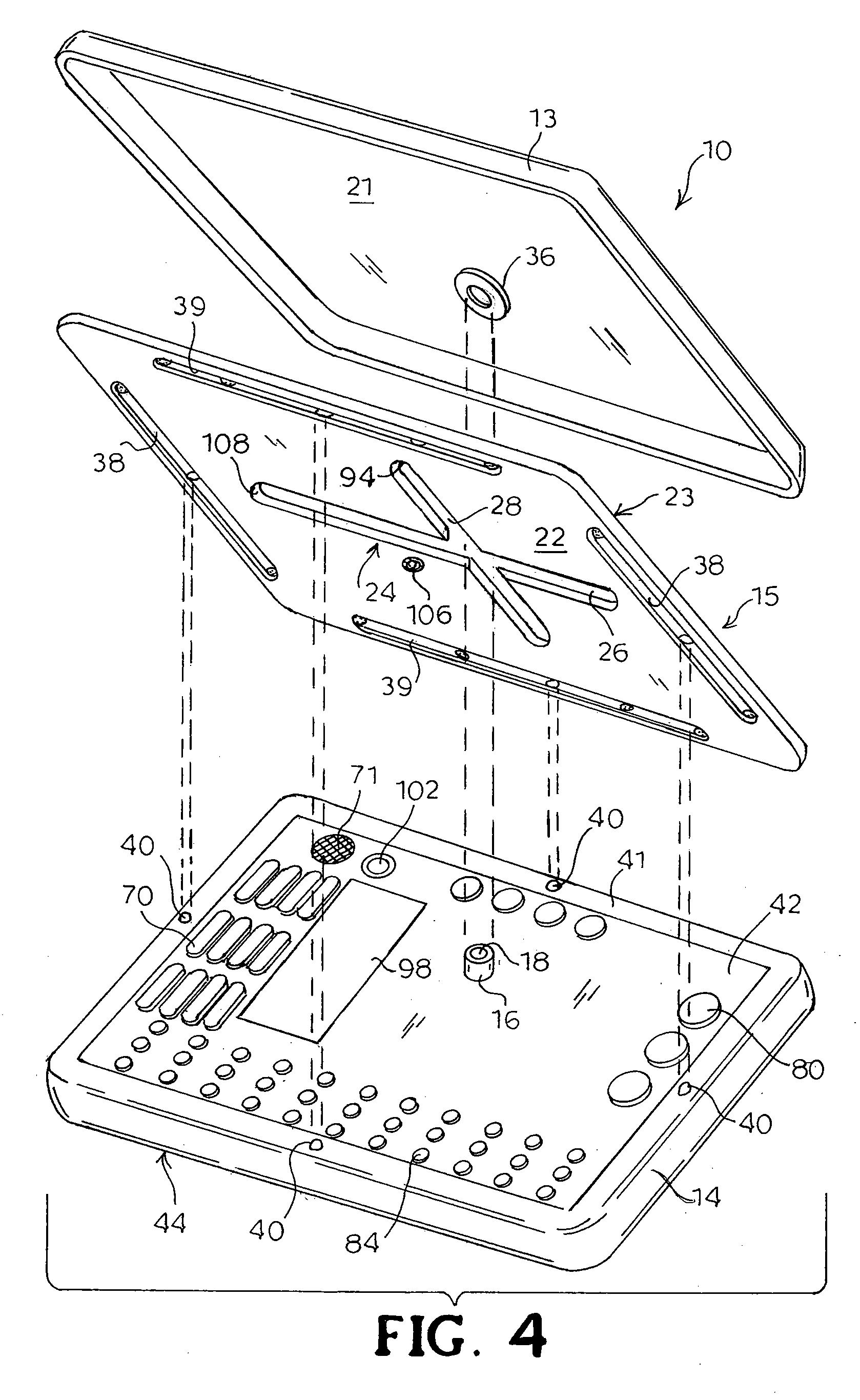 Pivoting mobile terminal