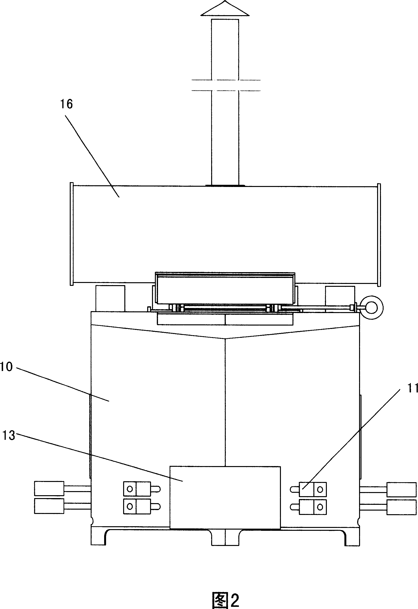 Magnetic energy garbage decomposition equipment