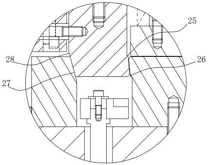 Refrigerator door plate bending die