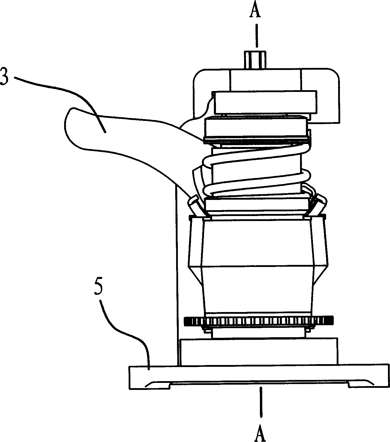 Disk brake slack self-adjusting mechanism