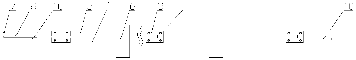 A portable optical fiber heating test device and method