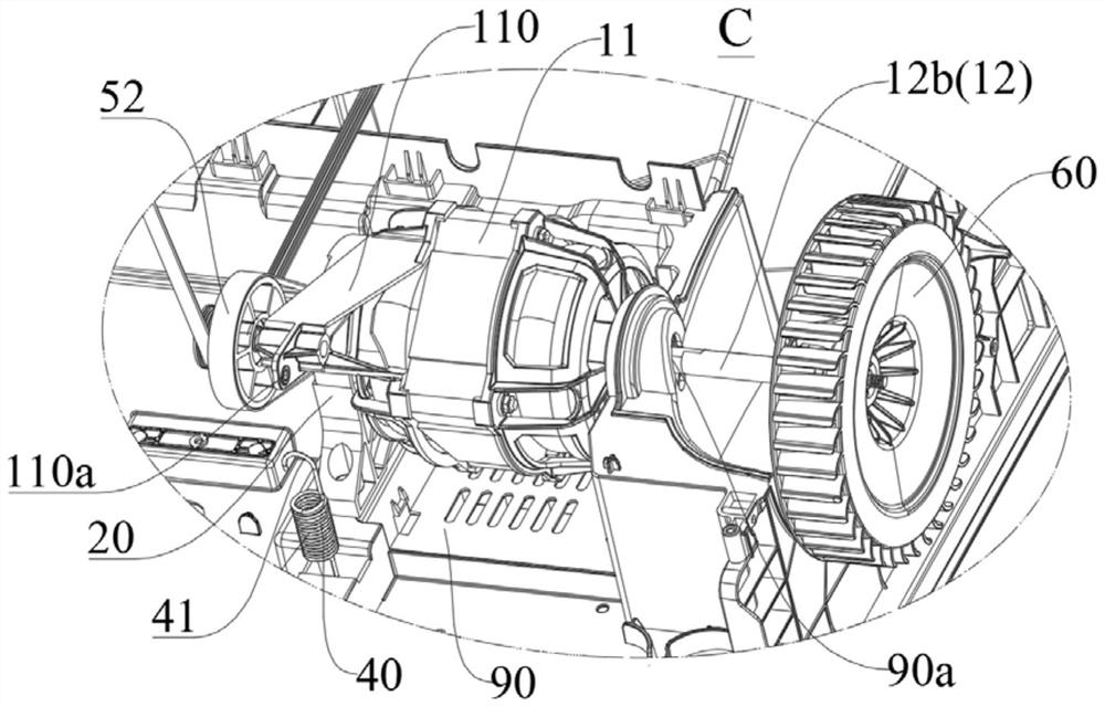 Base device and clothes treatment equipment