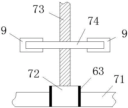 Damping-type bridge pavement cleaning device