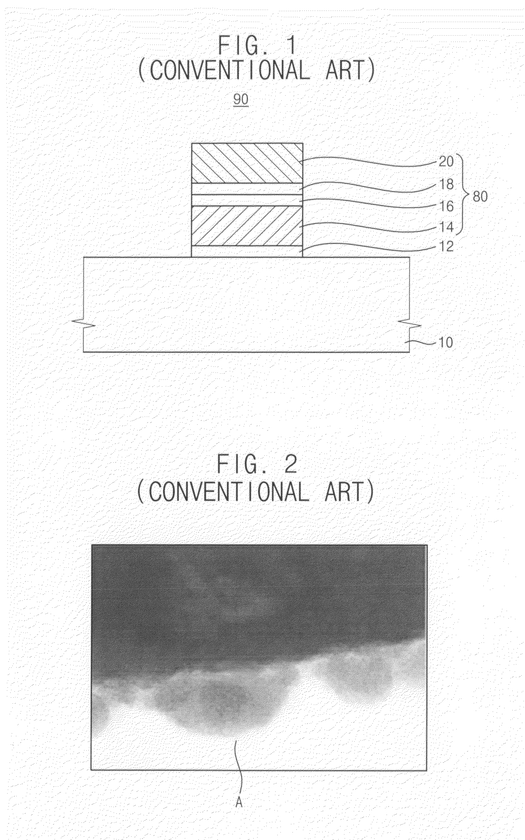 Semiconductor device including a gate electrode of lower electrial resistance and method of manufacturing the same