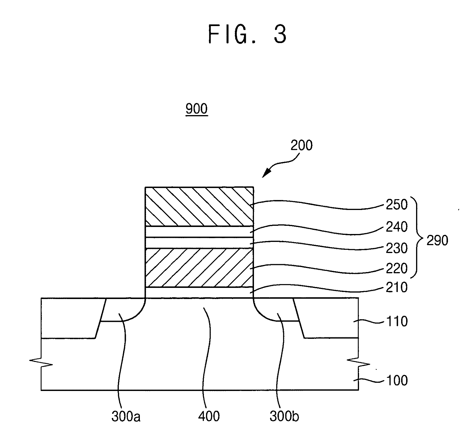 Semiconductor device including a gate electrode of lower electrial resistance and method of manufacturing the same