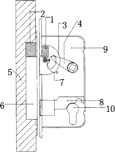 Double-magnetism mutual-push bolt ejection mechanism