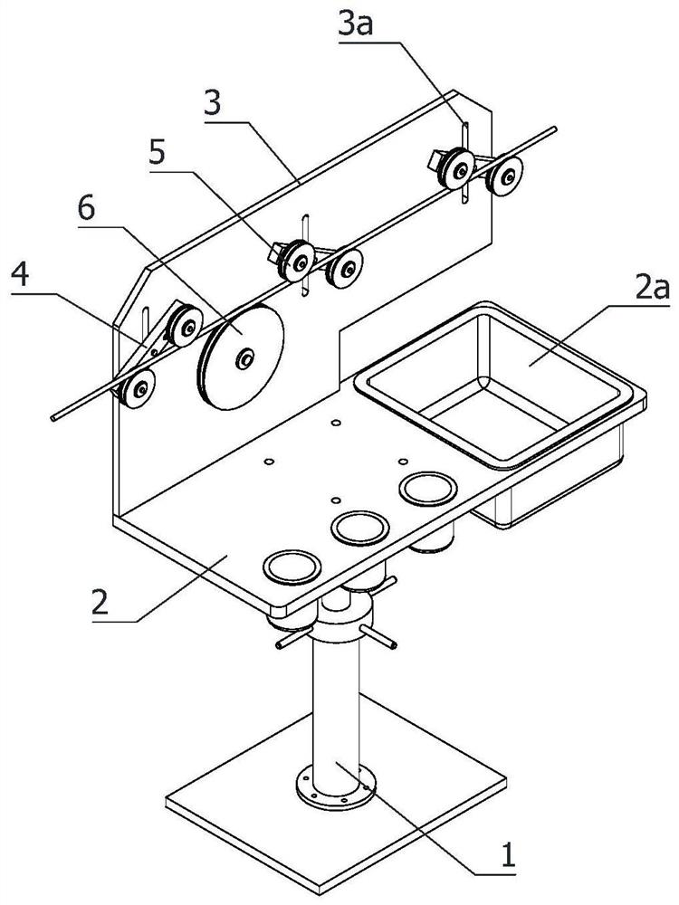 A cable inkjet printing frame