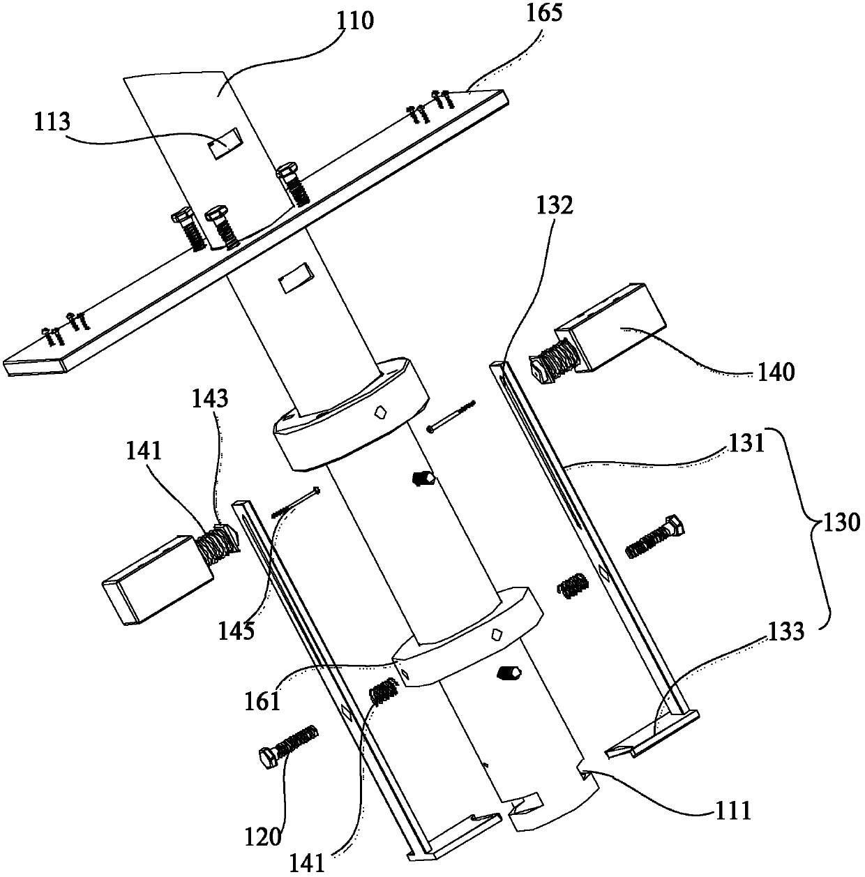 Shock test device and method