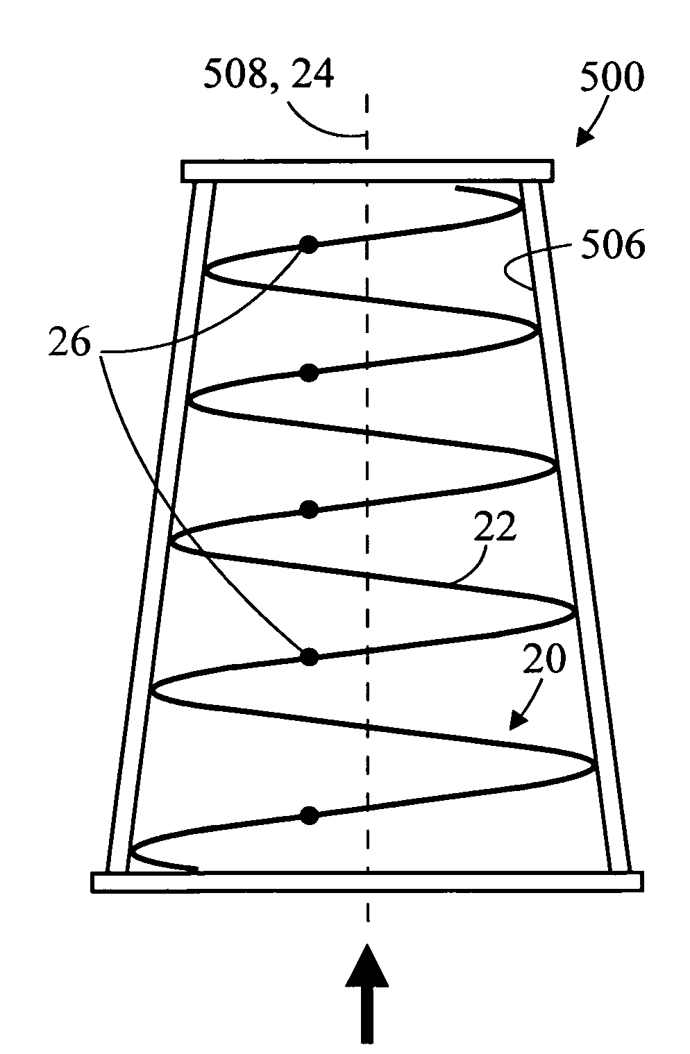 Support for an air filter