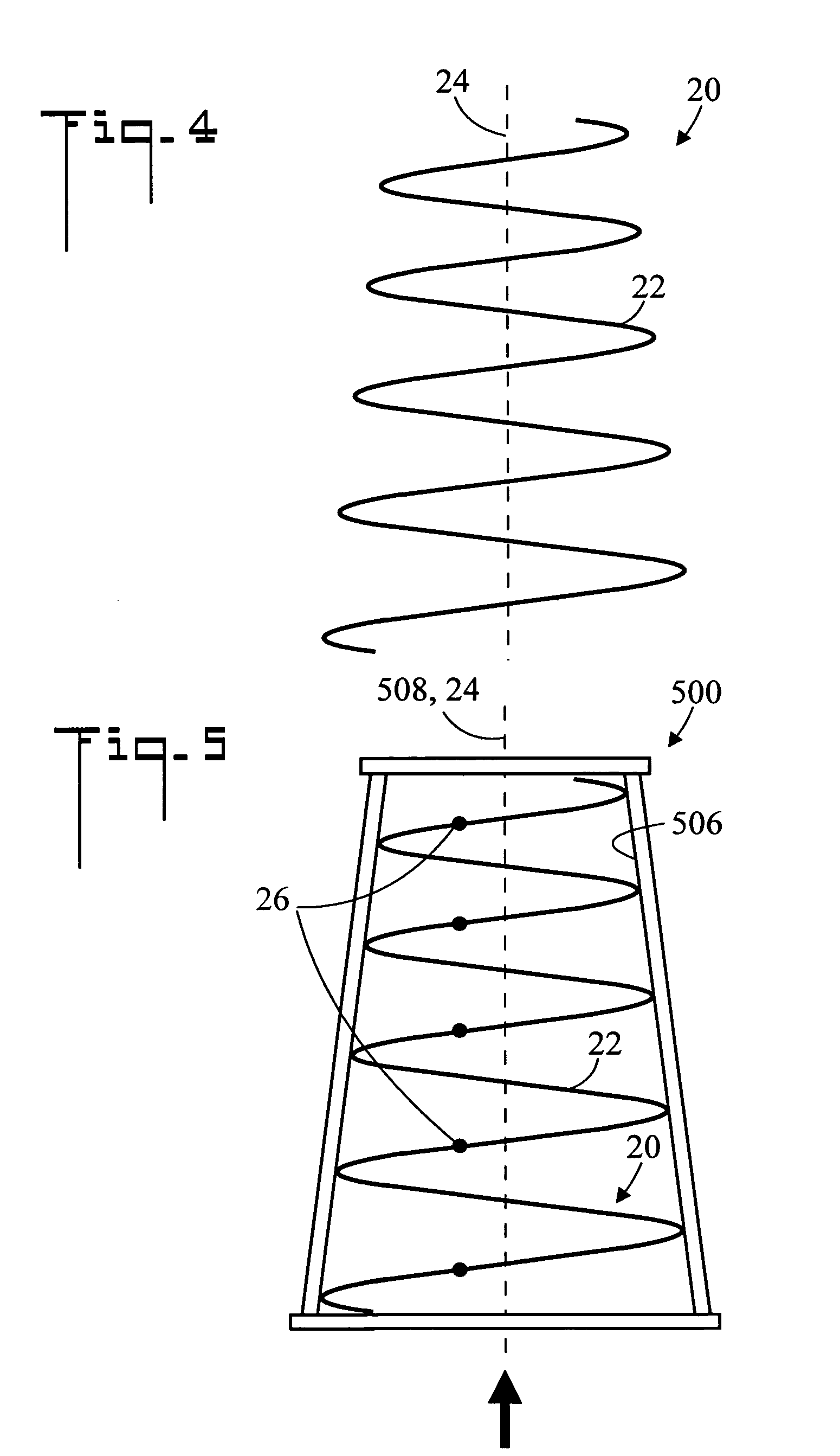 Support for an air filter