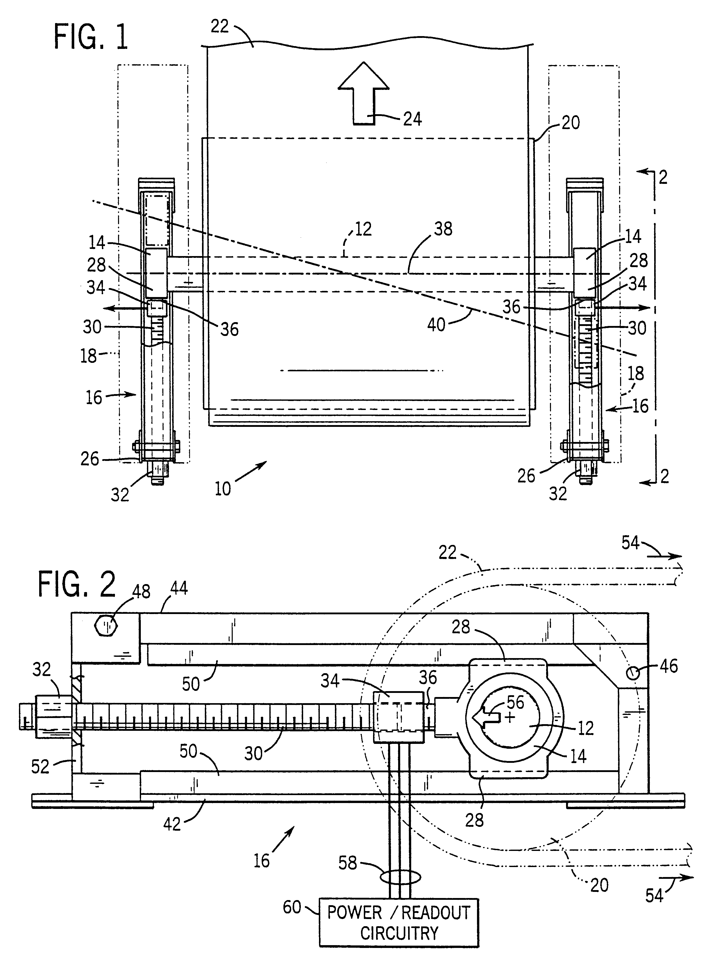 Take-up frame system and method with force feedback