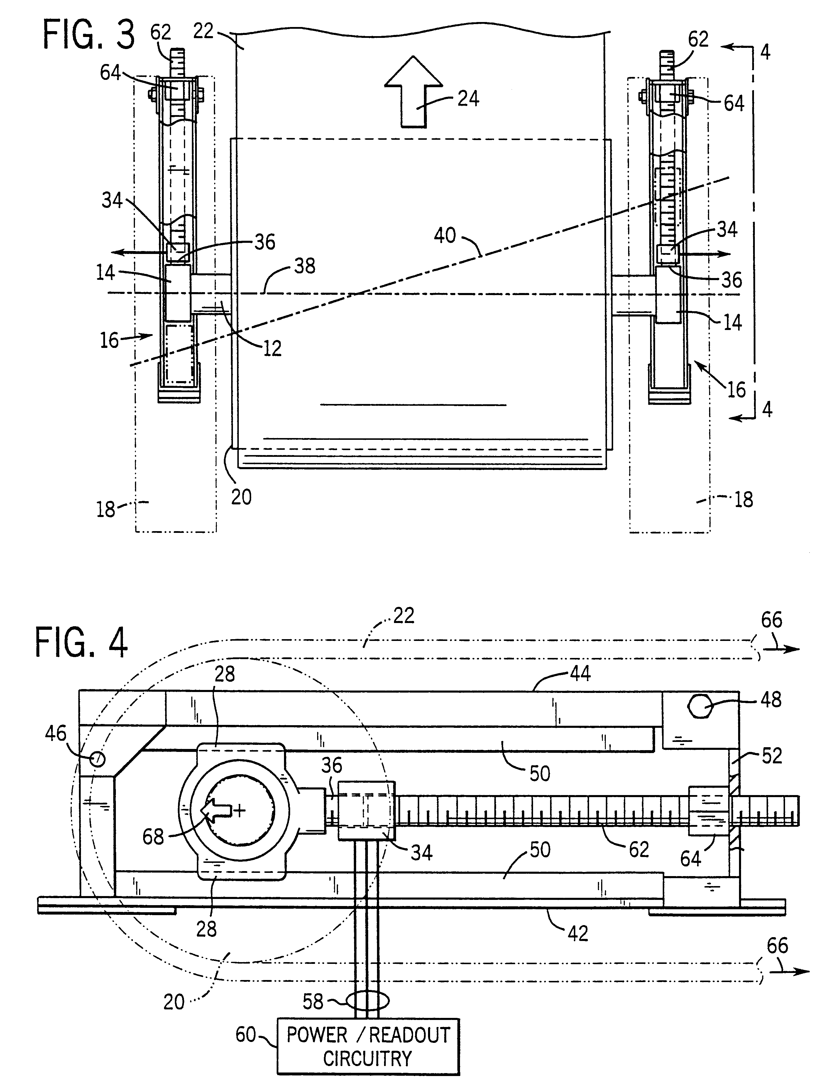 Take-up frame system and method with force feedback