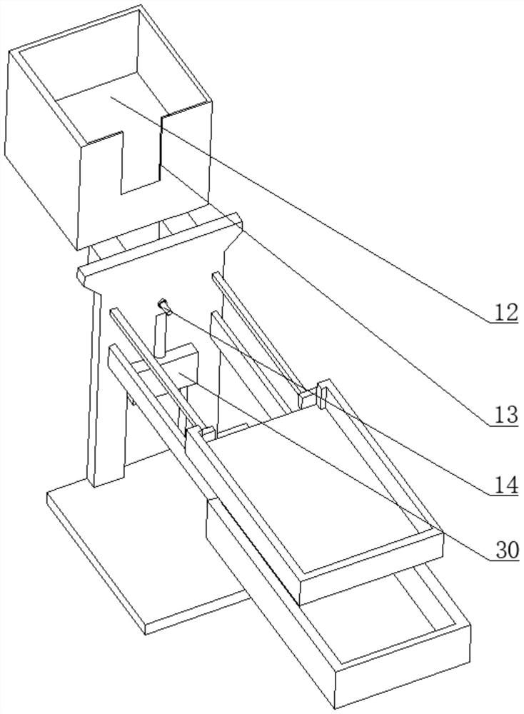 Sand stone screening device for road construction