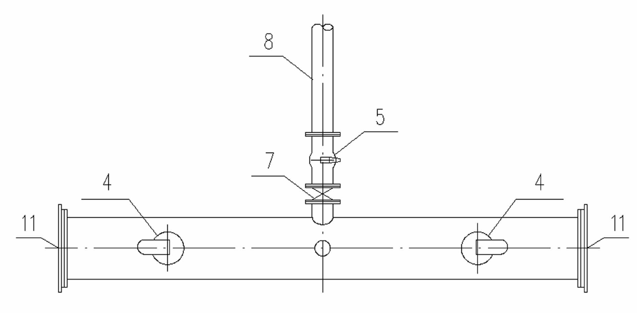 Protecting device for forward water hammer