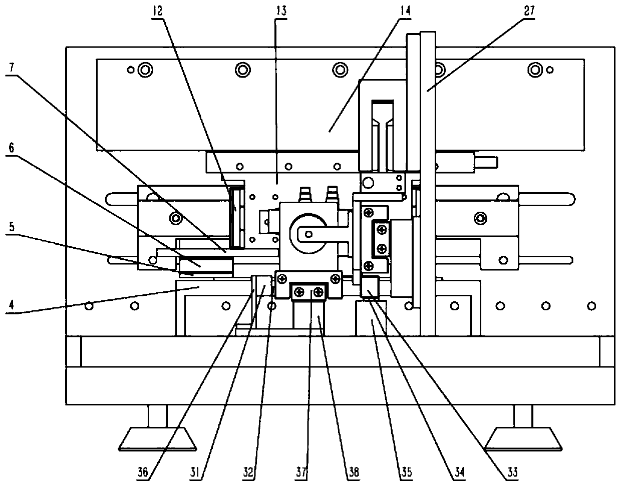 Punching abrasion testing device based on control energy