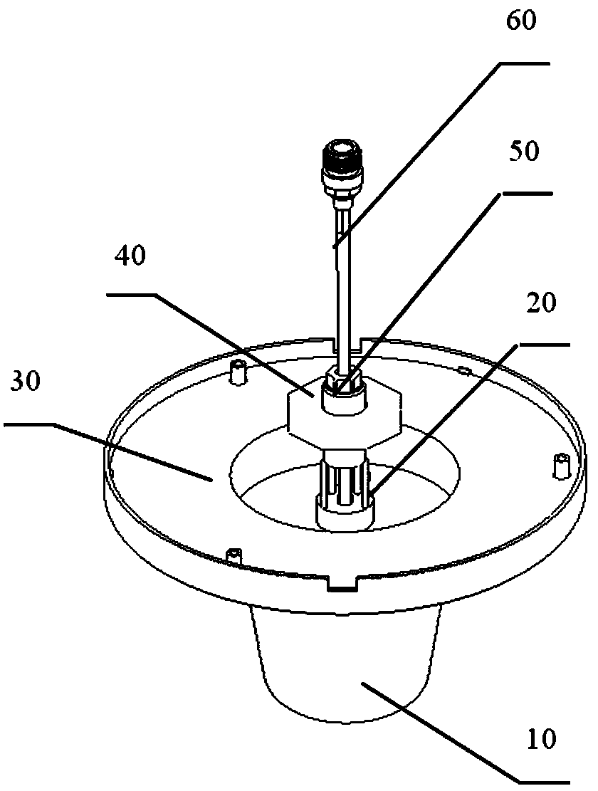 Indoor distribution ceiling antenna and installation method thereof