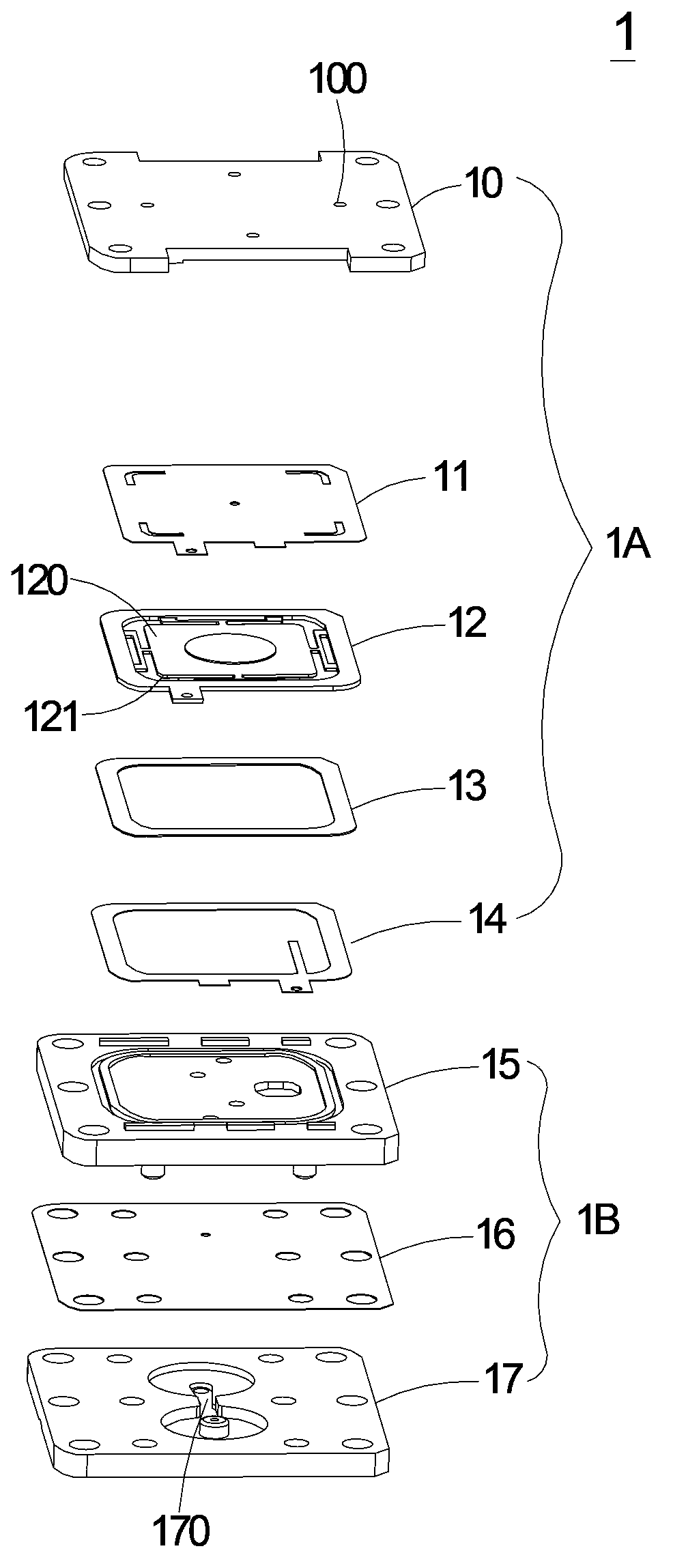 Miniature pneumatic power device