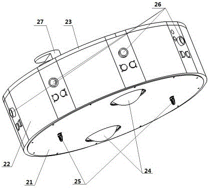 Automatic obstacle avoidance chassis based on friction ball pairs