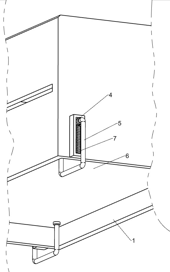 Cloth storage device for cloth processing