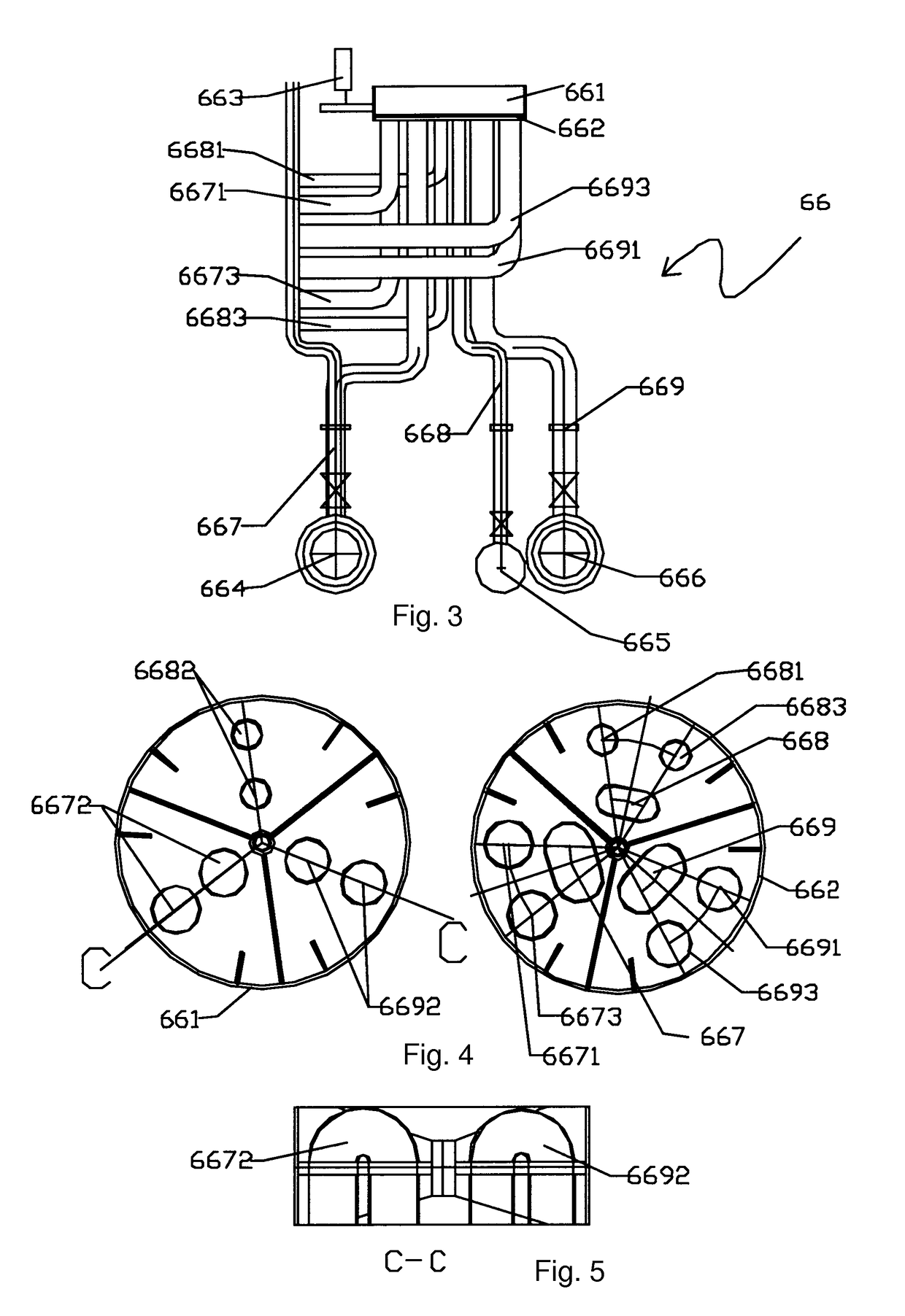 External gas heating device of coal pyrolyzing furnace