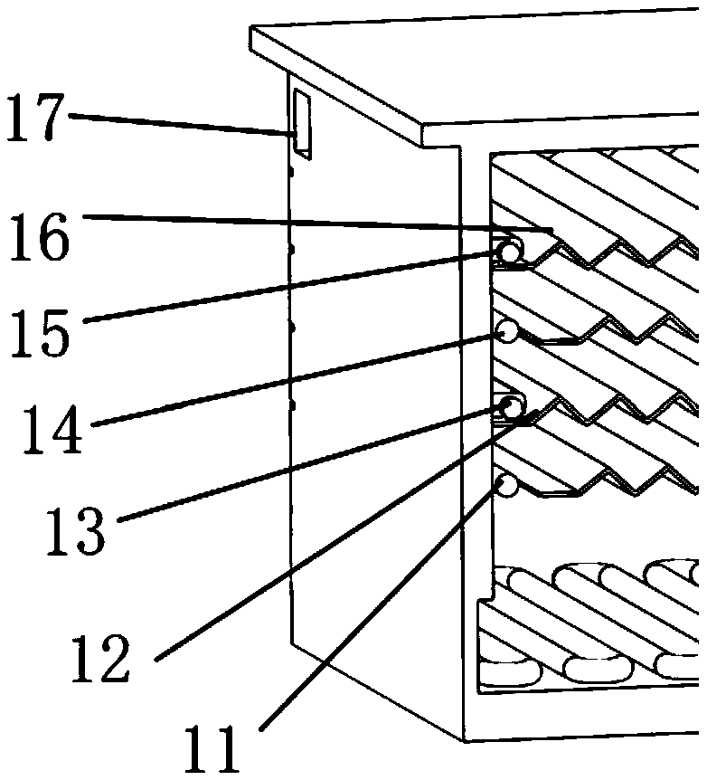 Solar photovoltaic-photothermal-hot wind integrated heat collection device