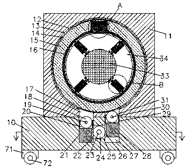 Auxiliary mechanism for welding of air duct pipe