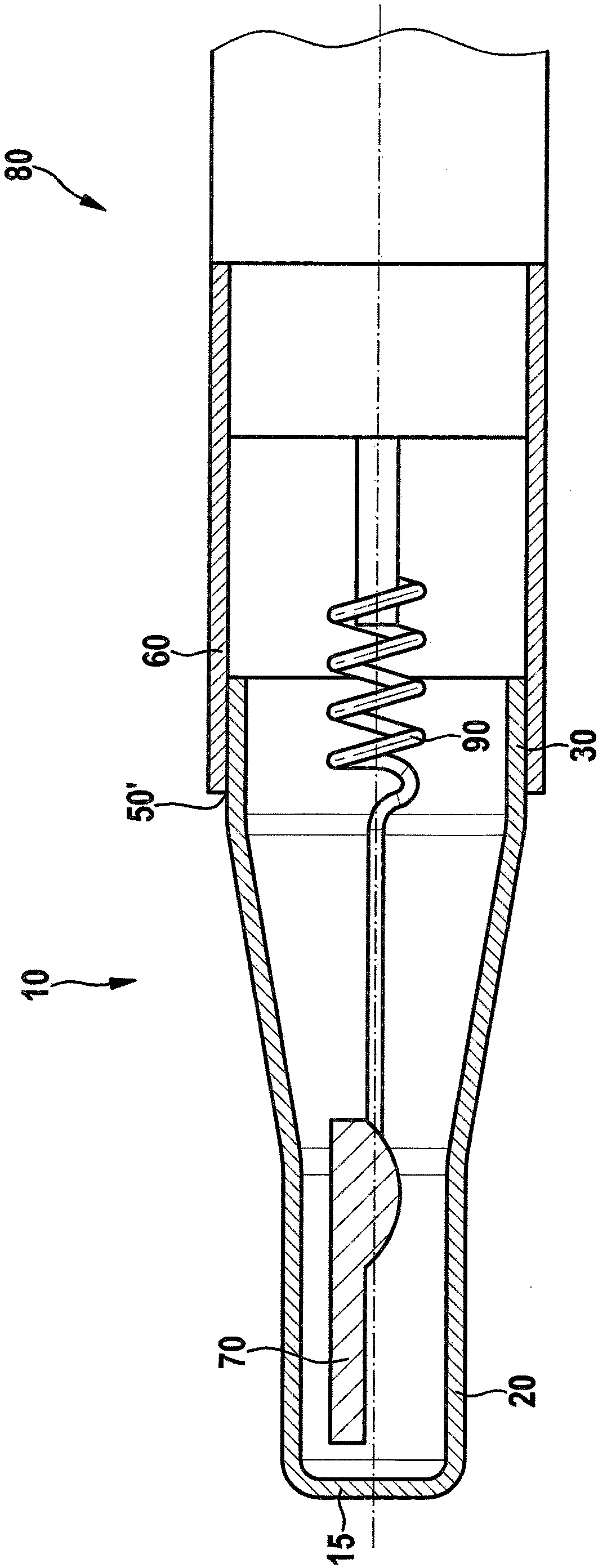 Sleeve for covering a temperature sensor, temperature measuring device comprising said type of sleeve, method for joining said type of sleeve to a temperature measuring device and use of an alloy