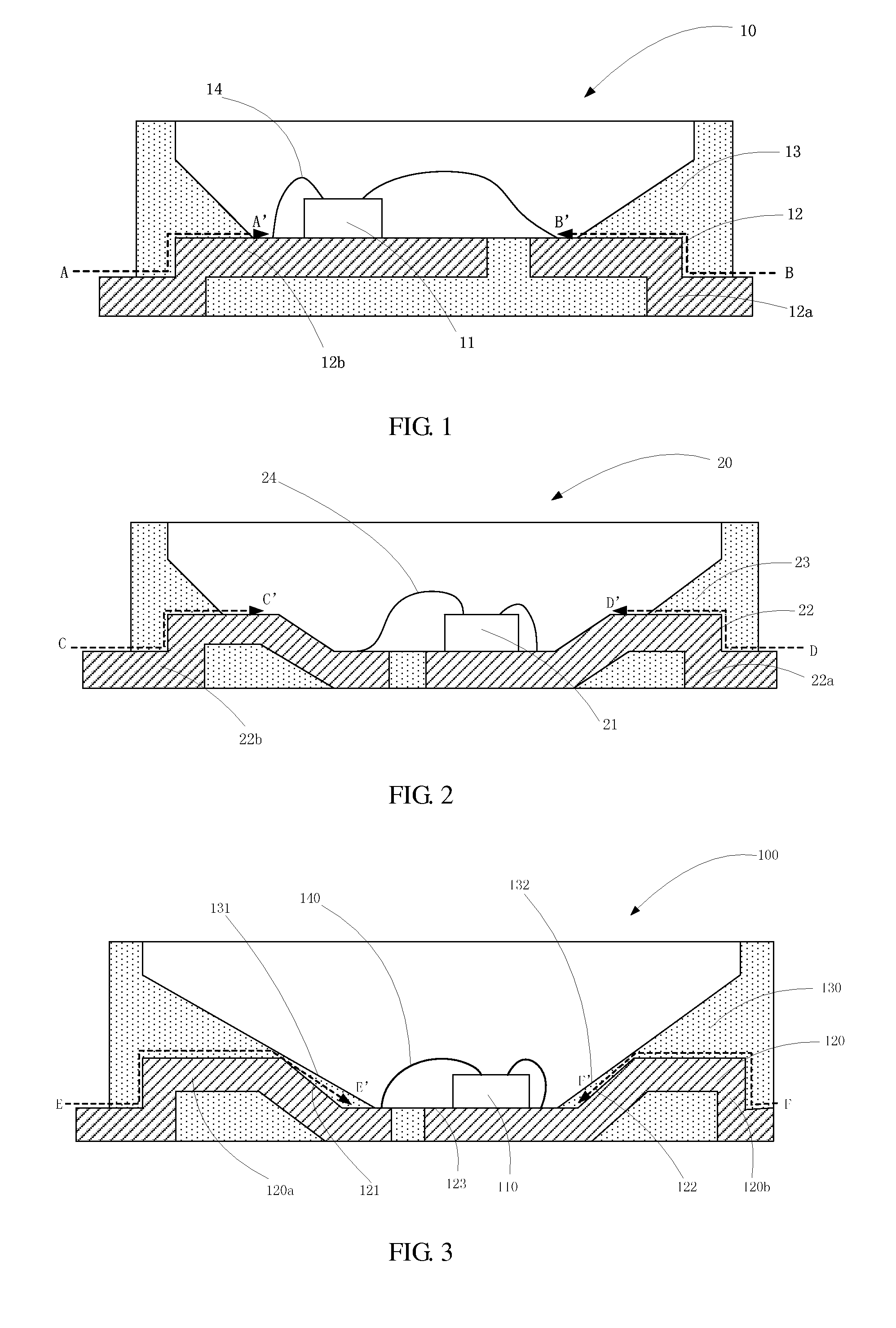 LED packaging structure and liquid crystal display