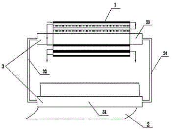 Loop heat pipe-type cylindrical solar seawater desalination device