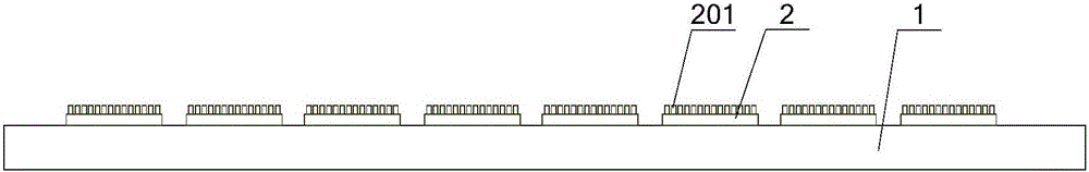 LED micro-display screen and preparing method thereof