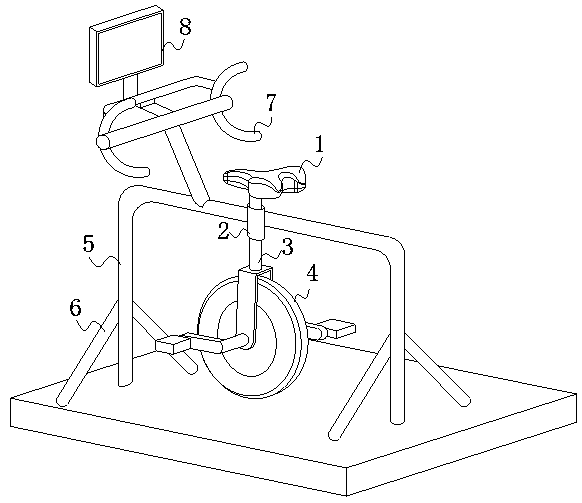 Rehabilitation machine for child hyperactivity rehabilitation training