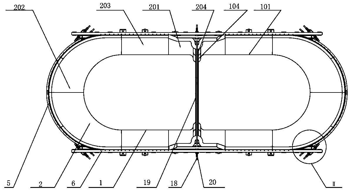 G-series high-speed train bridge pier plastic mold