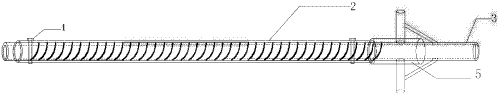 Setting device for prefabricated culvert connecting pipeline and setting method thereof