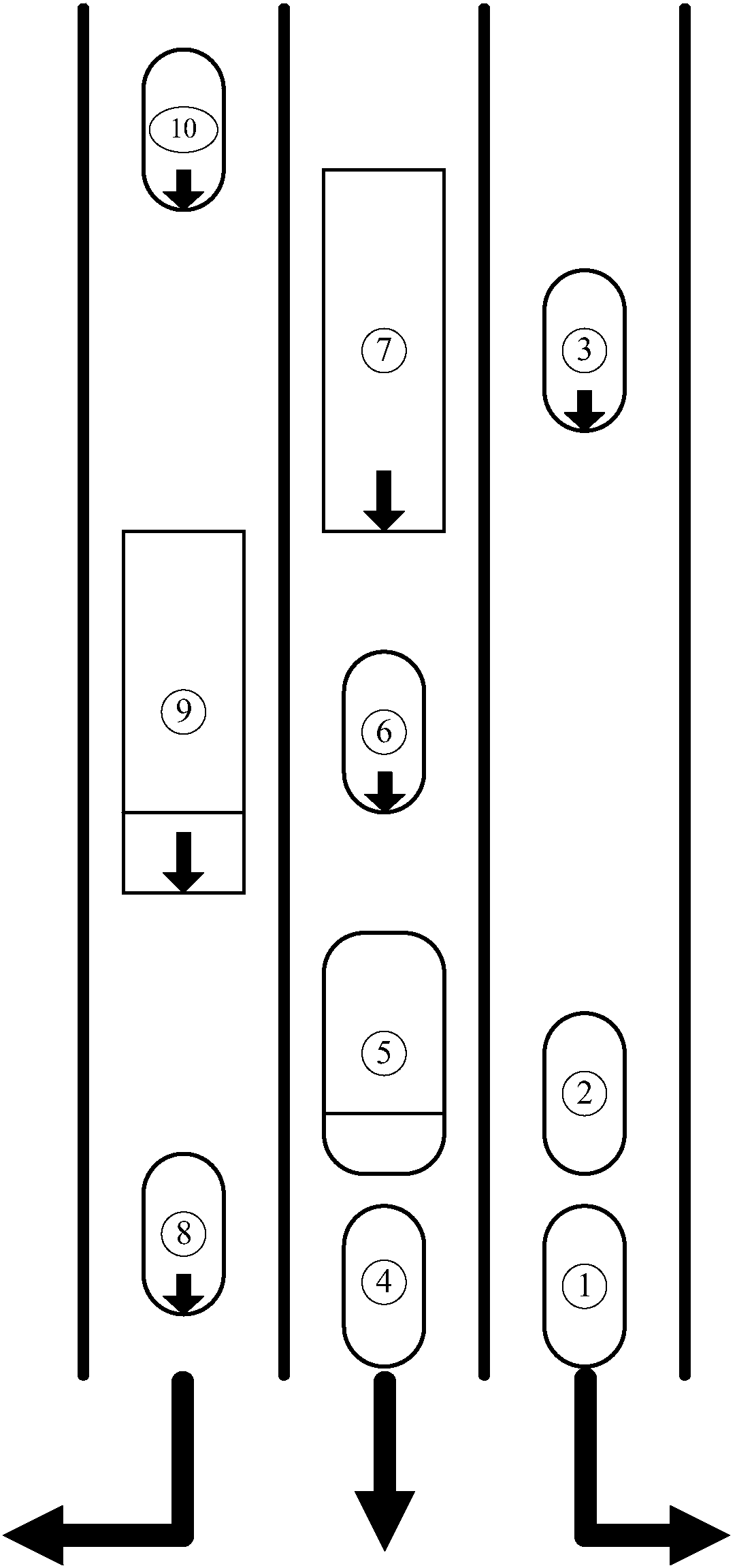 Intelligent traffic signal lamp control device capable of performing autonomous switching according to zebra crossing flow