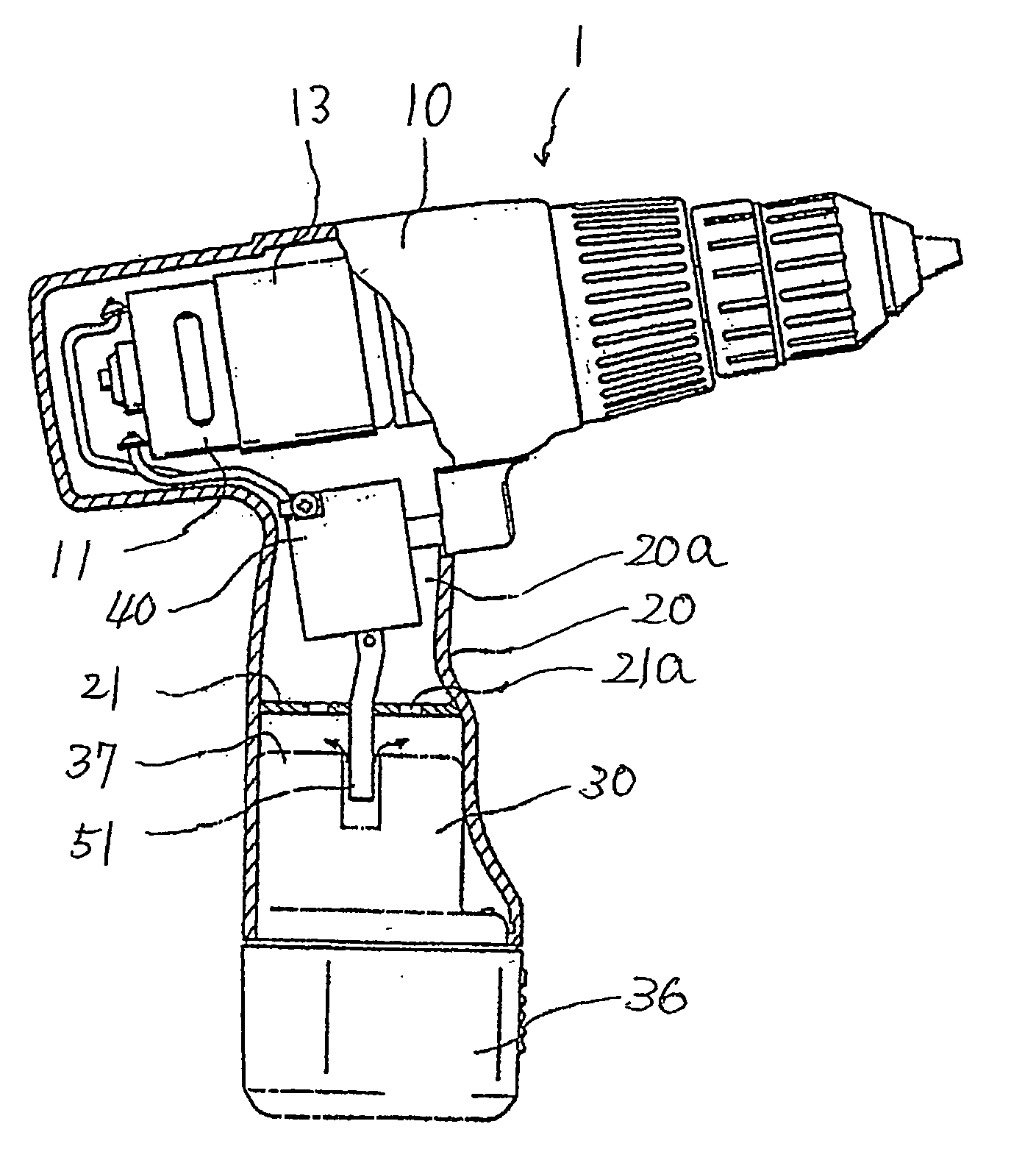 Battery pack and cordless power tool having the same