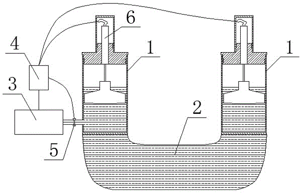 Static levelling instrument system having automatic water supplementing and draining functions