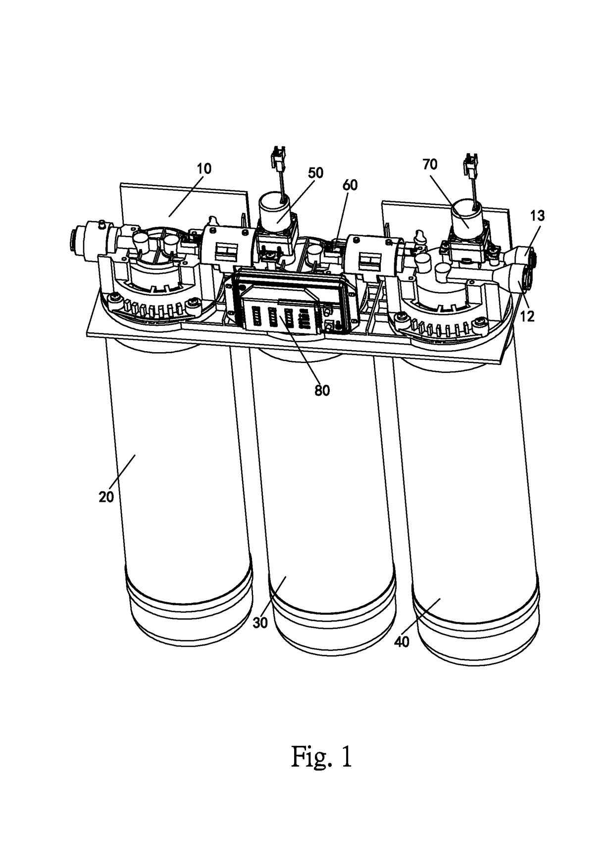 Water purifier capable of automatic flushing and cleaning