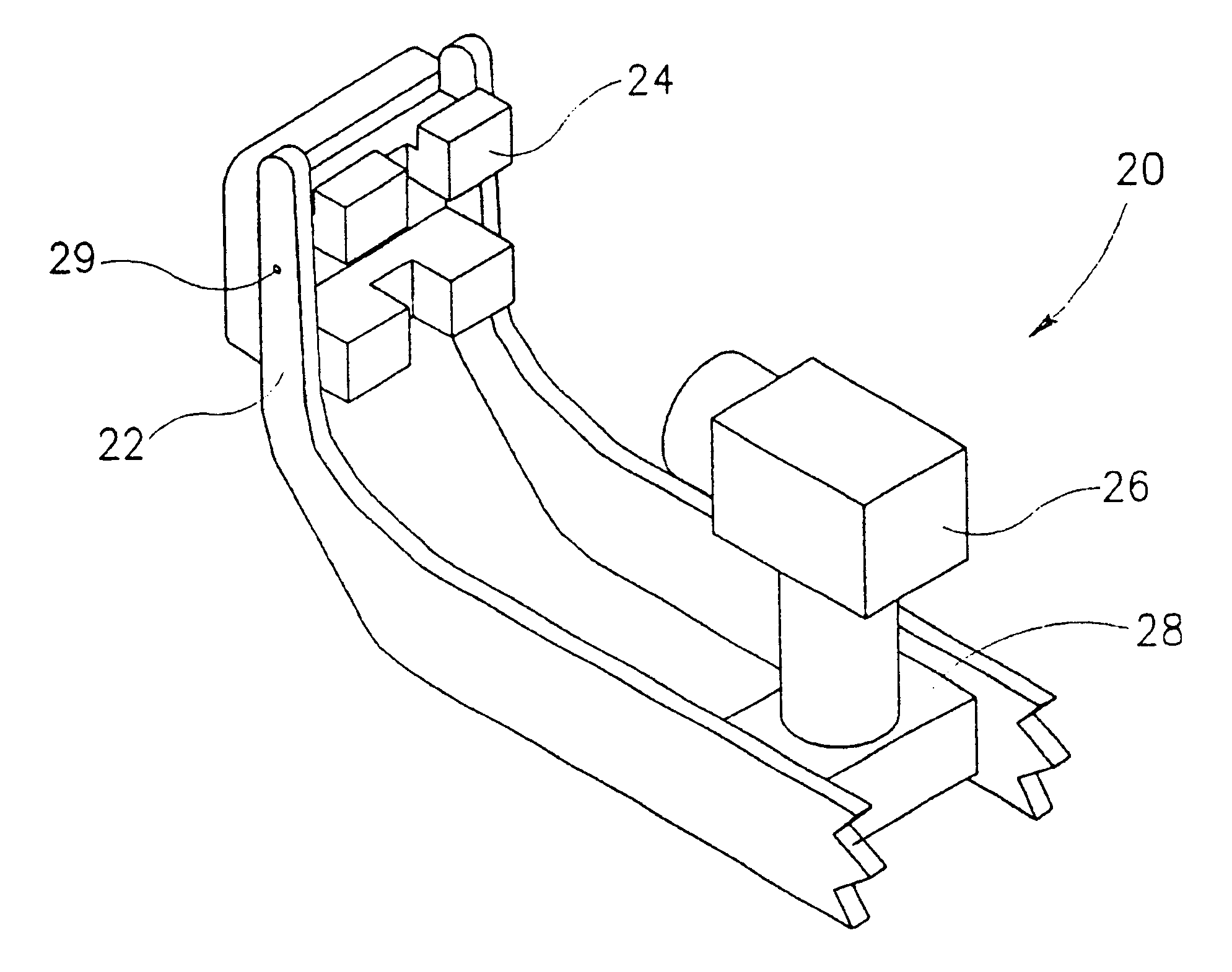 Placing an orthodontic element on a tooth surface