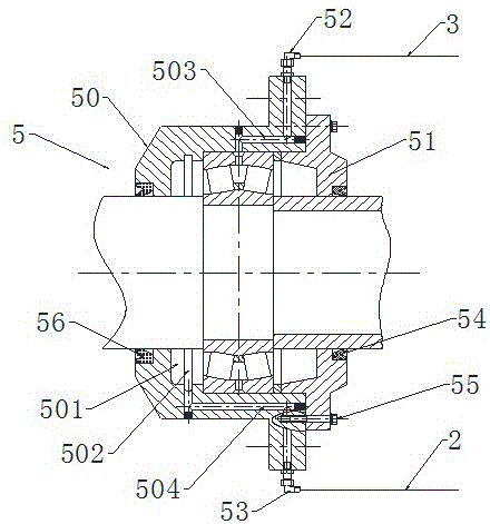 Bearing pedestal oil cavity cleaning system and method, mineral engineering machine and engineering machine