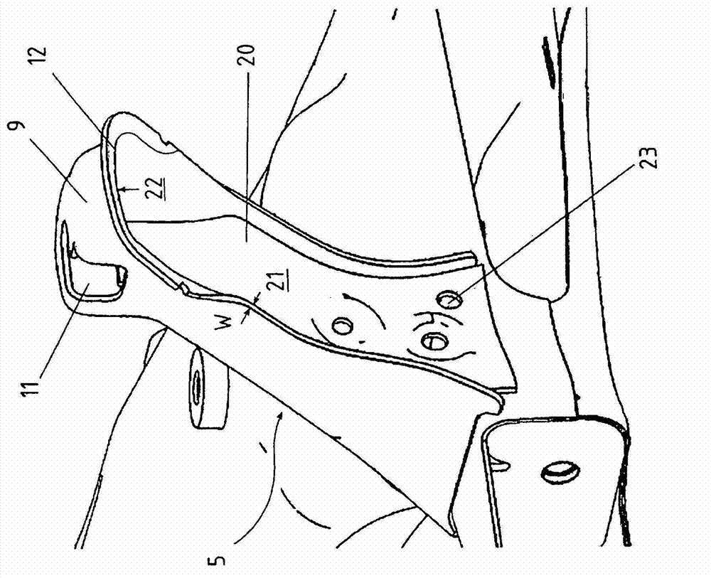 Axle arrangement having a de-coupling device