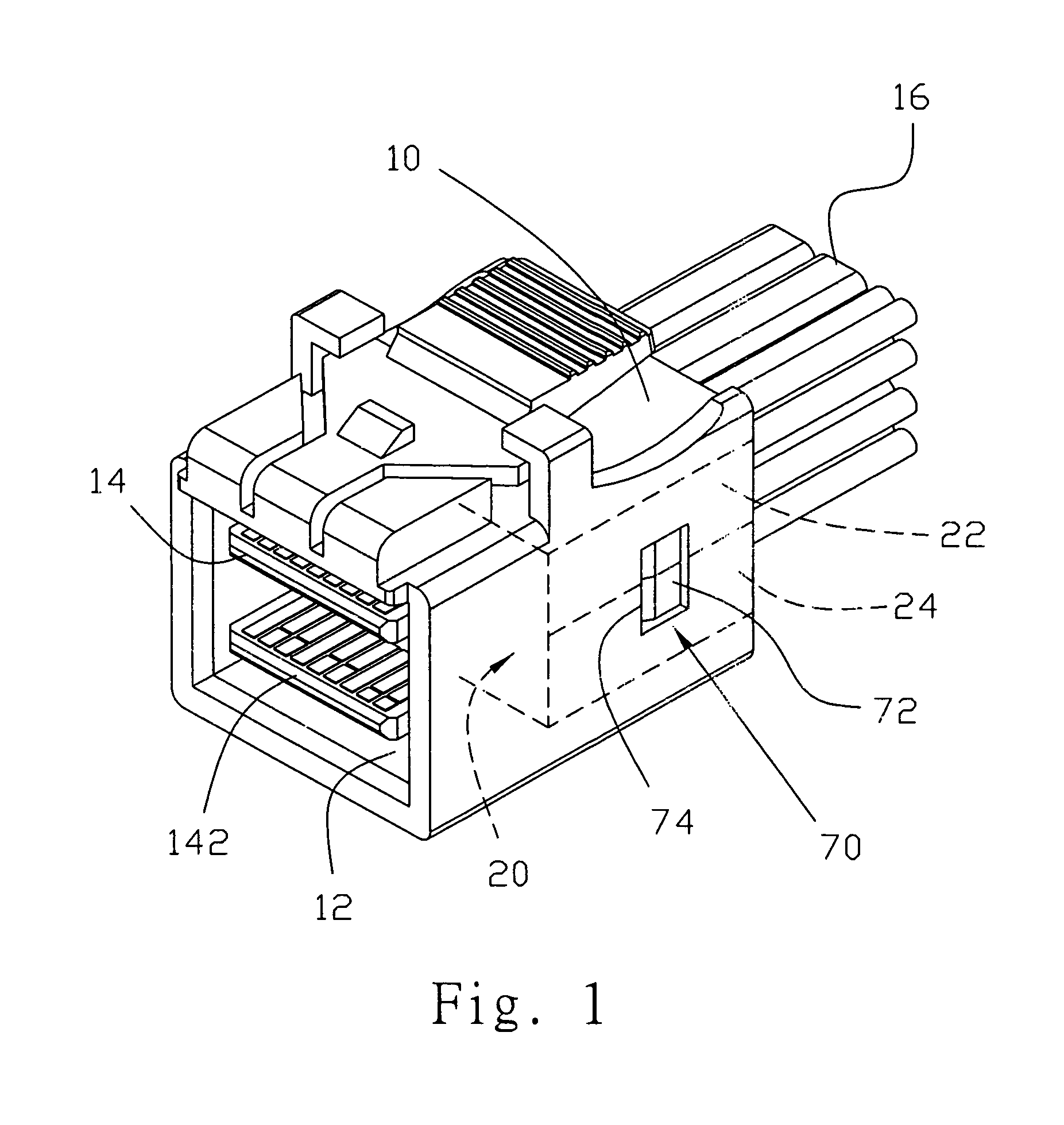 Mini serial attached SCSI high density connector