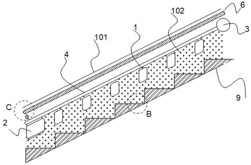 A barrier-free platform with slide rails for convenient object transportation