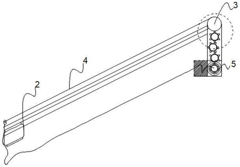 A barrier-free platform with slide rails for convenient object transportation