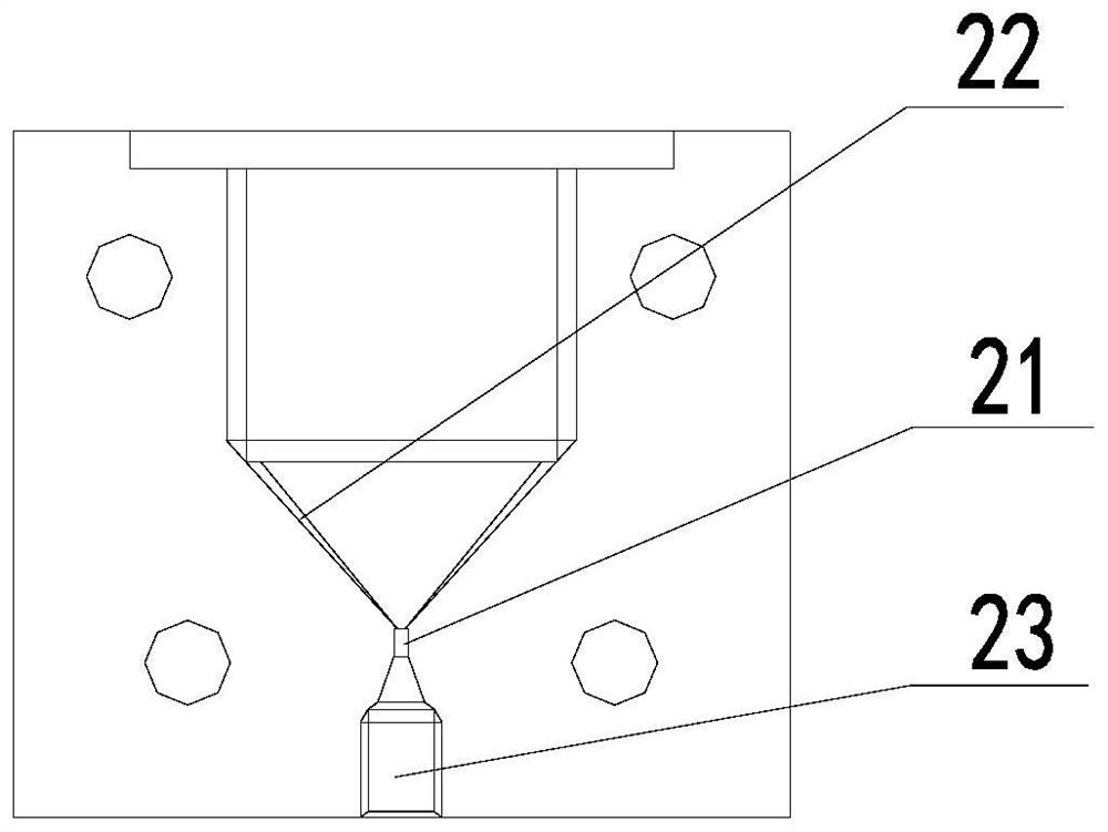 Coaxial fluid liquid path structure