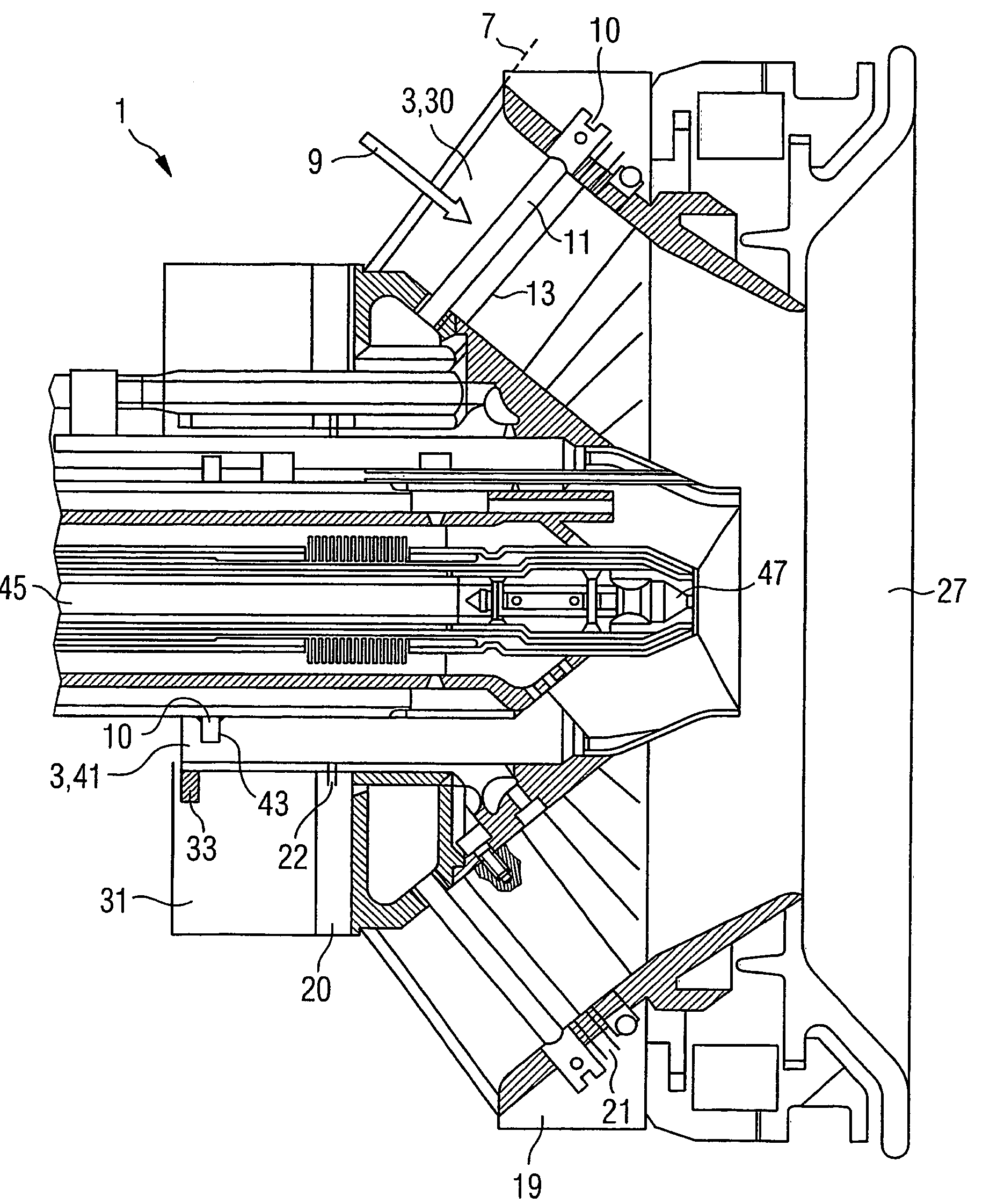 Burner, method for operating a burner and gas turbine