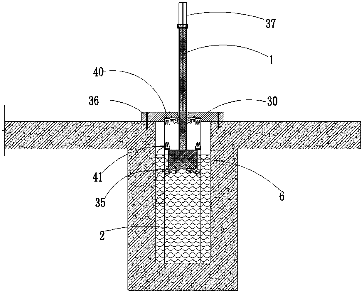 Anti-flooding device and anti-flooding system of building entrance