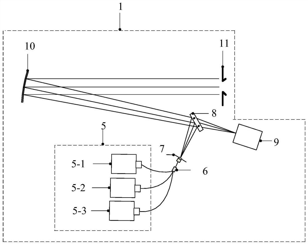 Assembly and inspection system for optical relay unit of laser communication terminal and detection method based on it