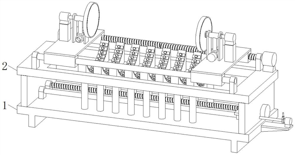 Large-size pipe surface rust removal device for pipe machining and rust removal method thereof