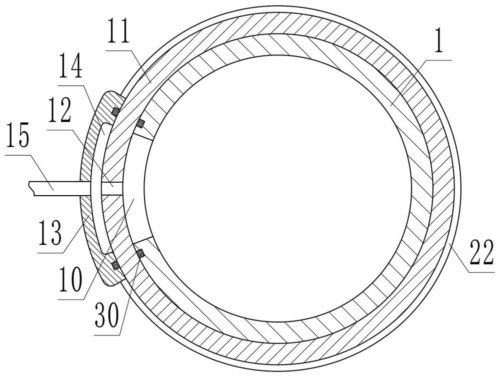 Cleaning device for orthopedic slices after decalcification